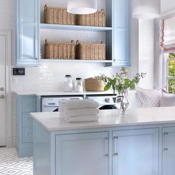 Wonderful Bright Laundry Room Designs Ideas That You Need To Try 09