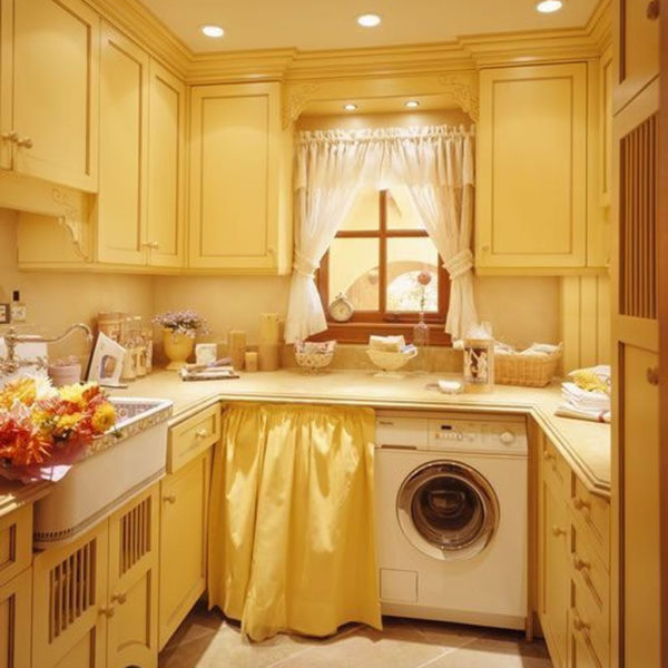 Wonderful Bright Laundry Room Designs Ideas That You Need To Try 20