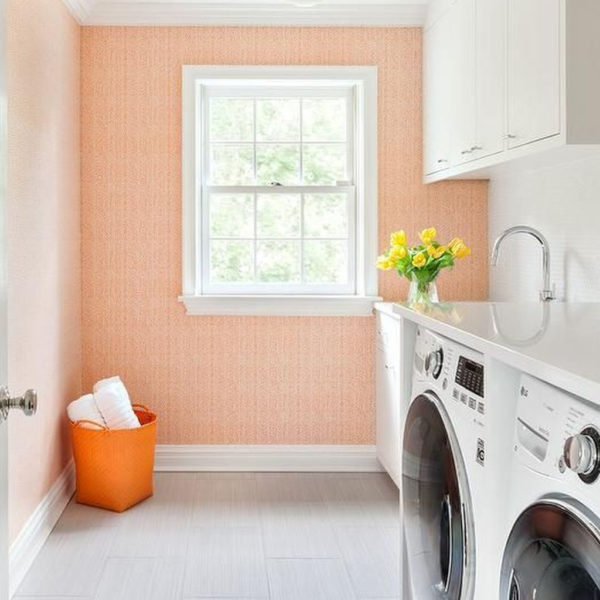Wonderful Bright Laundry Room Designs Ideas That You Need To Try 29