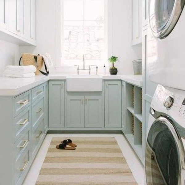 Wonderful Bright Laundry Room Designs Ideas That You Need To Try 30