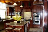 Kitchens With Cherry Cabinets And Stainless Steel Appliances